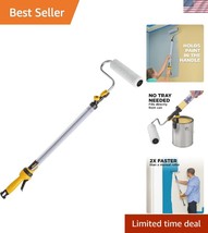 Efficient EZ Roller Paint System - Long Reach for Ceilings &amp; Walls, Easy... - $45.00