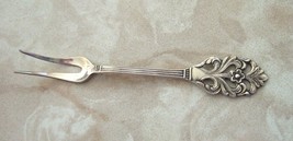 AGENT F A BORE LAVEN MADE IN SWEDEN SILVER PLATE 2-TINE LEMON FORK - $8.06