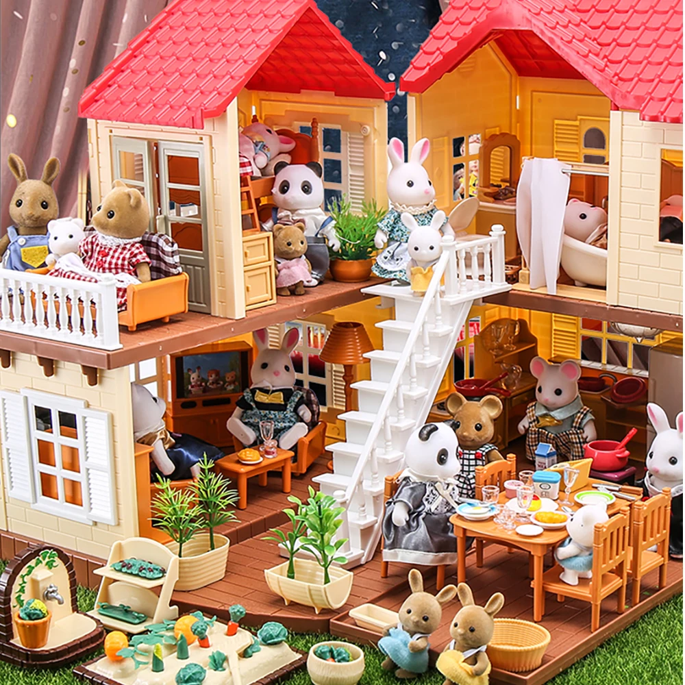Play 1/12 Scale Miniature Accessories Forest Family Dollhouse Furniture Model Ki - £23.12 GBP