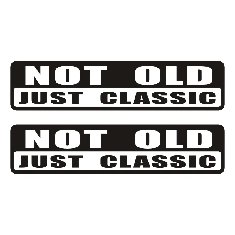 Car Stickers 15.2CM*3.53CM NOT OLD CLIC Funny Car Motorcycles Decoration Reflect - £56.89 GBP