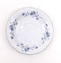 Johann Haviland Blue Garland Saucer  Bone China Flowers Vine Vintage - £11.84 GBP