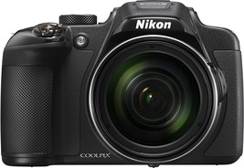 Black Nikon Coolpix P610 Digital Camera With 60X Optical Zoom And Built-In, Fi. - £314.48 GBP