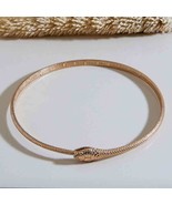 Bronze Ouroboros Bangle Bracelet - $1,071.57 MXN