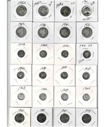 AN AMERICAN SILVER HOARD OF 24 FINE COINS/ 6 DIFFERENT STYLES / 4 COINS ... - $84.99