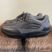 MBT Black Gray Leather Walking Toning Active Shoes Womens Size US 9 - $51.15