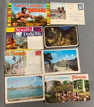 Vintage Assorted Postcards Lot with Floridas Seminole Indians &amp; More - $25.88