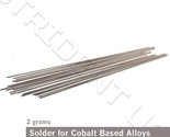 Solder for Cobalt Based Casting Alloys Chrome Cobalt Welding Rods 2 gram... - $8.99