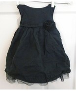 Gymboree Baby Girls Sleeveless Special Occasion Black Dress w/ Crinoline... - $10.88