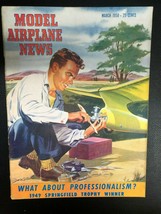 Model Airplane News Magazine March 1950 - £11.06 GBP
