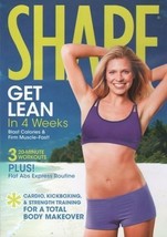 Shape Get L EAN In 4 Weeks Exercise Dvd With Yumi Lee Aerobics Toning Workout - £7.04 GBP