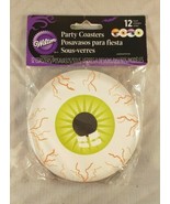 Wilton 2104-2368 Eyeball Printed Coasters (12 Coasters in package) Hallo... - £1.57 GBP