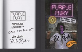 Purple Fury : Rumbling with the Warriors / SIGNED / Rob Ryder / Paperback 2023 - £72.95 GBP