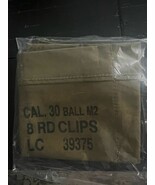6 Pocket .30 CAL BALL M2 8 RD CLIPS LC 39375 Coyote Brown w/2-Clip Cardb... - $295.67 MXN