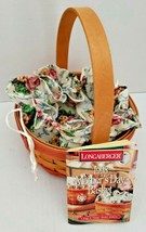 Vintage Longaberger 1998 Mothers Day Basket with Rings and Things Liner Handle - £31.46 GBP