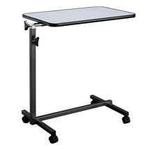 Over Bed Table Rolling Adjustable Height Medical Hospital Bedside Tray 4 Wheels - £46.70 GBP+