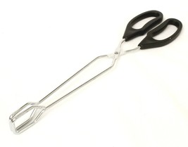 Scissor Tongs for BBQ Food Service and More 12 Inches Long Chrome Plated - £6.90 GBP