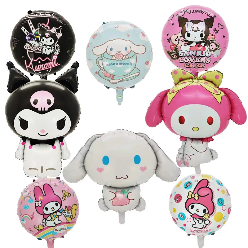  kuromi pompompurin my melody cartoon cute dress up party balloons anime plush toys for thumb200