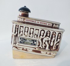 Vintage 1968 &quot;Ezra Brooks&quot; Powell &amp; Hyde Sts. Ceramic Whiskey Decanter - Empty - £11.10 GBP