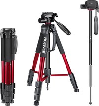 Neewer Portable 70 inches/177 centimeters Aluminum Alloy Camera Tripod Monopod - £43.34 GBP