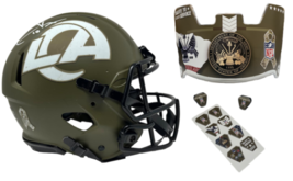 Cooper Kupp Autographed Rams Sts - Army Ed. - Authentic Speed Helmet Fanatics - £696.01 GBP