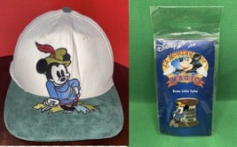 RARE BRAVE TAILOR MICKEY MOUSE HAT CAP - 1996 DISNEYANA CONVENTION +TRAD... - £16.01 GBP