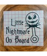 Little Nightmare on Board Vinyl Decal Funny Baby Family Sticker Car SUV ... - $4.95+
