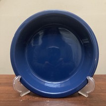 Pfaltzgraff Stoneware Blue Deep Dish Pie Pan Plate Ovenware Ribbed 10 1/2&quot; - £15.53 GBP