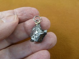 x260-24) 4.6g Campo del Cielo meteorite natural shape space pendant iron... - $32.71