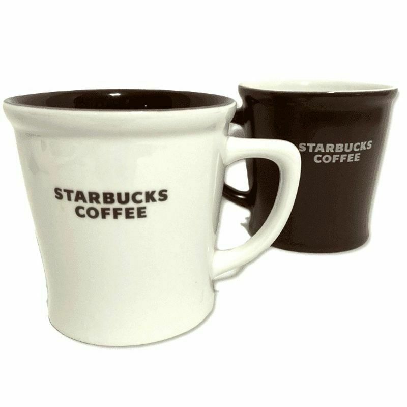 Starbucks Flair Top 2008 Brown 2009 White Mugs 16oz - $51.00