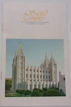 Vintage Sacred Temples Of The Later Day Saints Brochure 1984 - £3.14 GBP
