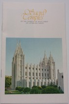 Vintage Sacred Temples Of The Later Day Saints Brochure 1984 - $75.95 MXN