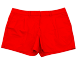 Nike Golf Women&#39;s 14 Red Shorts Pleated Front Stretch Cotton Blend Wicking - $74.24