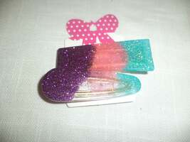 Pair Of Handmade Resin Barrettes - $9.99