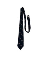 Vintage 1990s Cape Cod Tie Santa Claus Tennis Made in USA Polyester Silk - $331.33 MXN