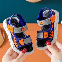 Children Summer Boys Sandals Baby Kids Flat Child Beach Shoes Sports Soft Non-sl - £18.72 GBP