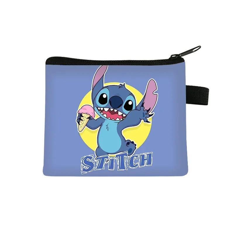Disney Stitch Wallet Kawaii Lilo Stitch Coin Purse Cartoon Children Port... - $1.60