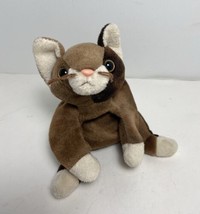 Ty Beanie Baby Collection Pounce the Cat 1997 no tags Brown and Cream - $7.38