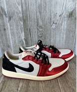 New without Box~ Air Jordan 1 Low OG x Trophy Room Sail and Varsity Red ... - $517.58 CAD