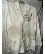 Vintage Double Horse Button Up DragOn Embroidered Cream Shirt Mens Size ... - $34.98 CAD