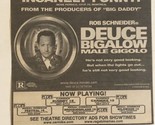 Deuce Bigalow Male Gigolo Movie Print Ad Rob Schneider TPA9 - £4.65 GBP