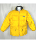 Columbia Yellow Puffy Ski Jacket XL Mens F9 XB5148 Nylon Down Blend Insu... - £52.77 GBP