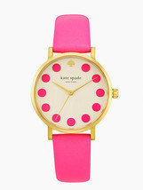 KATE SPADE 1YRU0770 METRO DOT CHAMPAGNE DIAL LADIES WATCH  - £128.32 GBP