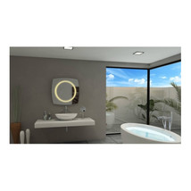 Paris Mirror 28 x 28 in. Halo Illuminated LED Mirror with 3000K - $666.40