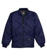 Dickies Boys&#39; Quilted Nylon Jacket Evening Blue Medium 10-12 NWT - £22.33 GBP