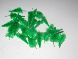 N Scale - Assorted Felt Like Trees - 20 PIECES- Approx 1&quot; - M6 - £2.58 GBP