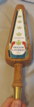 Vintage Molson Canadian Lager Beer Tap Keg Handle Knob Tapper Wooden 3 S... - $51.41