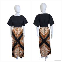 Vintage 1960-70s Keyloun Boho Festival maxi dress XS - $77.22