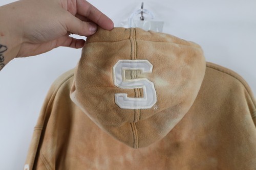 Vintage Champion Mens Small Acid Wash Michigan State University Spell Out Hoodie Item image 12
