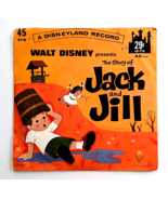 1962 Walt Disney Story of Jack &amp; Jill Vinyl 45 Record Disneyland LG-776 ... - $20.58 CAD