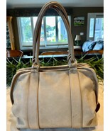 Coach 4055 Vintage Leather Soft Satchel Top Handle Zip Top Bag Bone No H... - $209.00 CAD